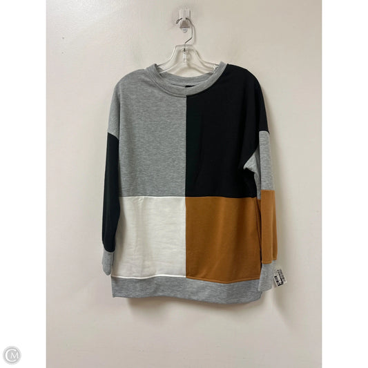Top Long Sleeve By Clothes Mentor In Black & Brown, Size: M