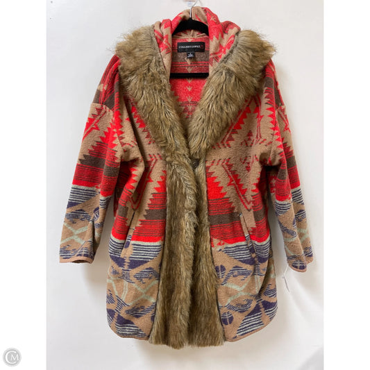 Sweater Cardigan By Colleen Lopez In Multi-colored, Size: S