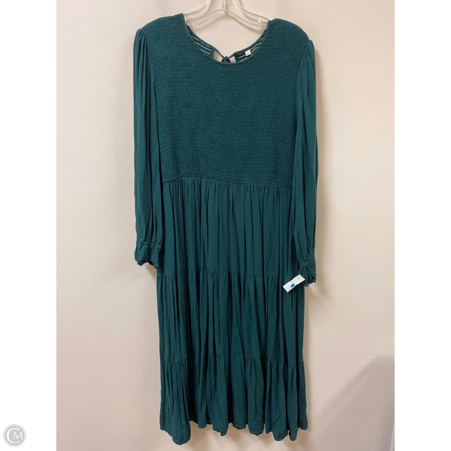 Dress Casual Midi By Clothes Mentor In Green, Size: Xl