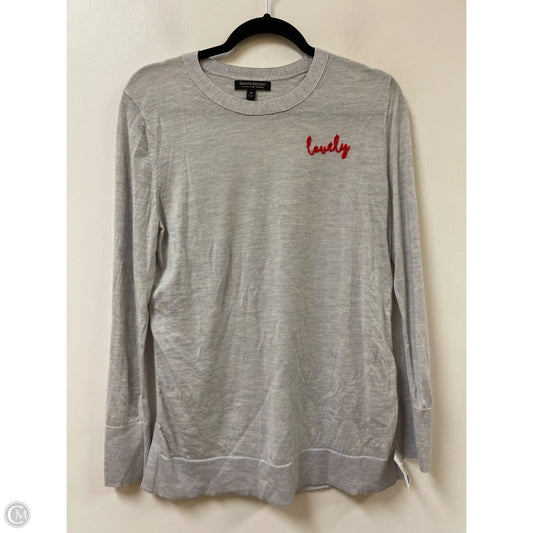 Sweater By Banana Republic In Grey, Size: M