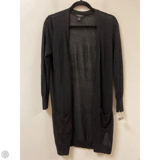 Sweater Cardigan By Halogen In Black, Size: Xsp
