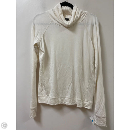 Sweatshirt Collar By Clothes Mentor In Cream, Size: S