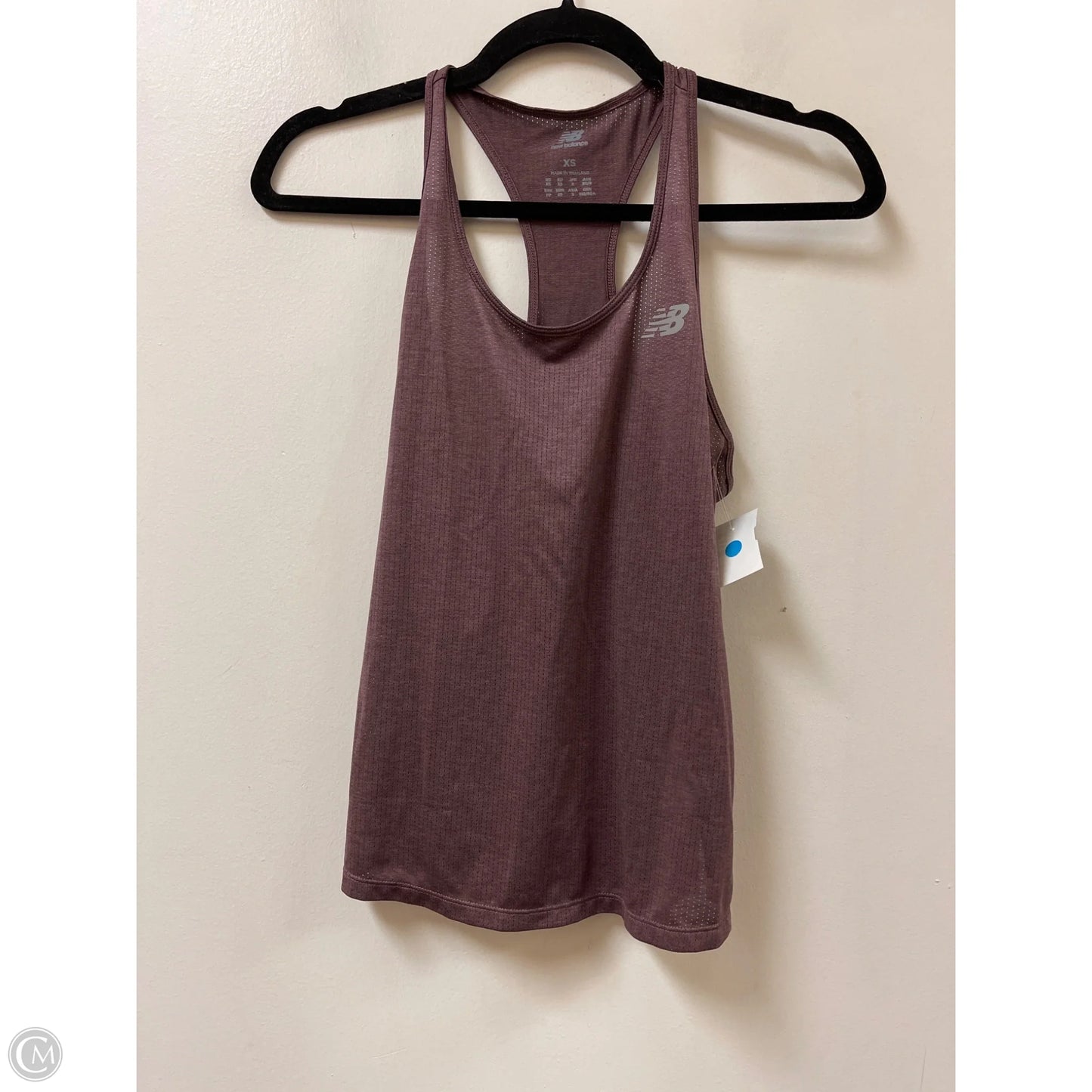Athletic Tank Top By New Balance In Purple, Size: Xs