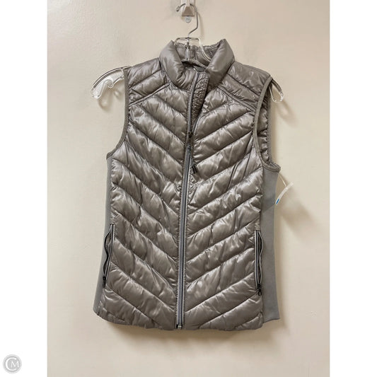 Vest Puffer & Quilted By Gap In Silver, Size: Xs