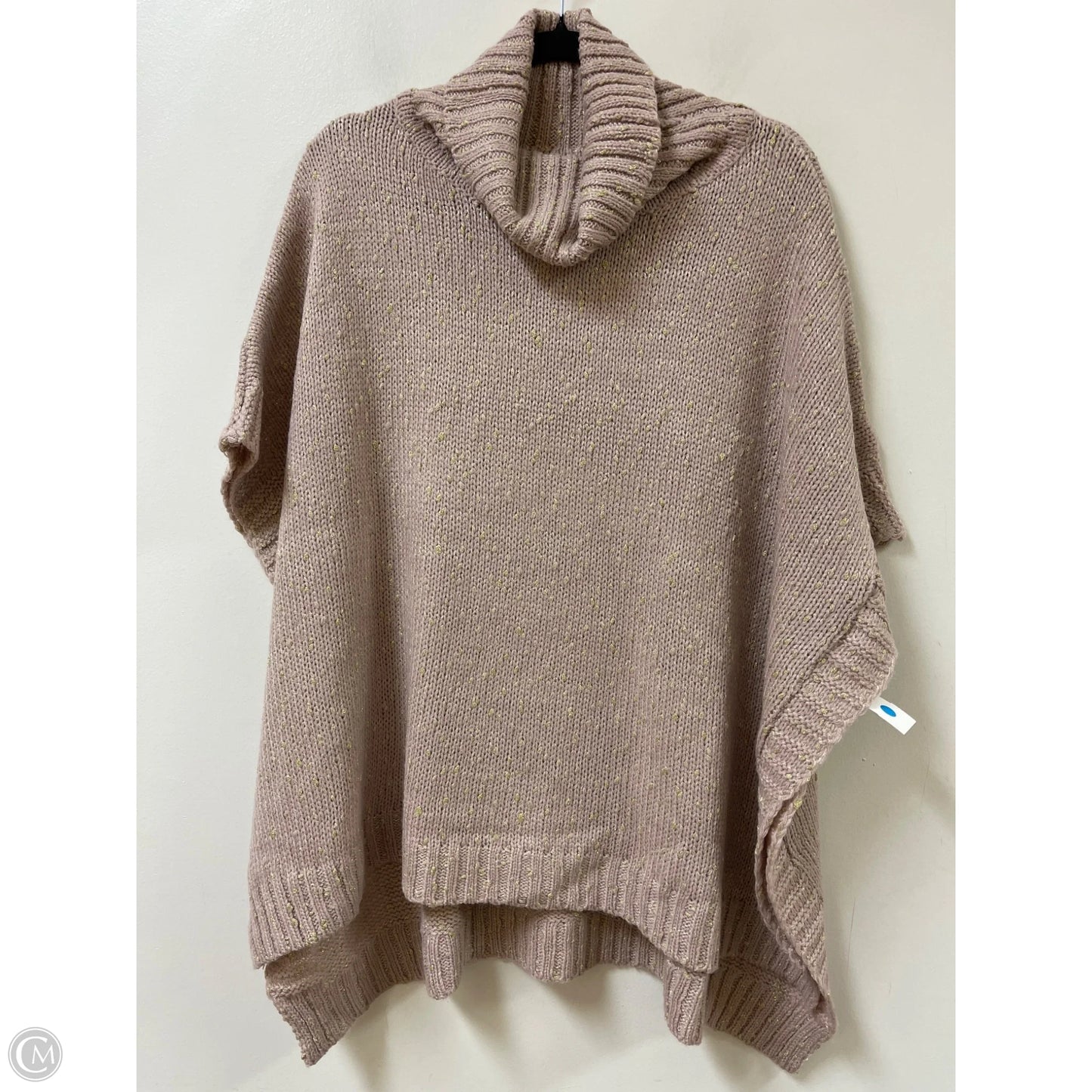 Sweater Short Sleeve By David And Young In Gold & Pink, Size: Osfm