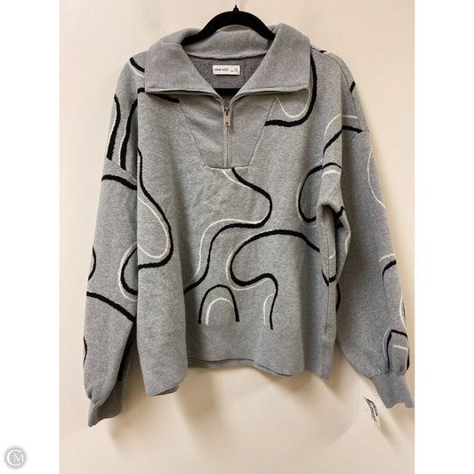 Sweater By Nine West In Grey, Size: 1x