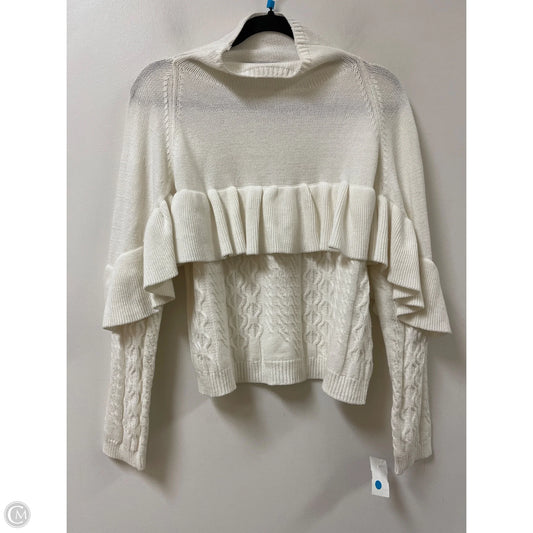 Sweater By Clothes Mentor In White, Size: S