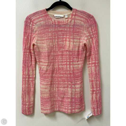 Sweater By Hugo Boss In Cream & Pink, Size: Xs