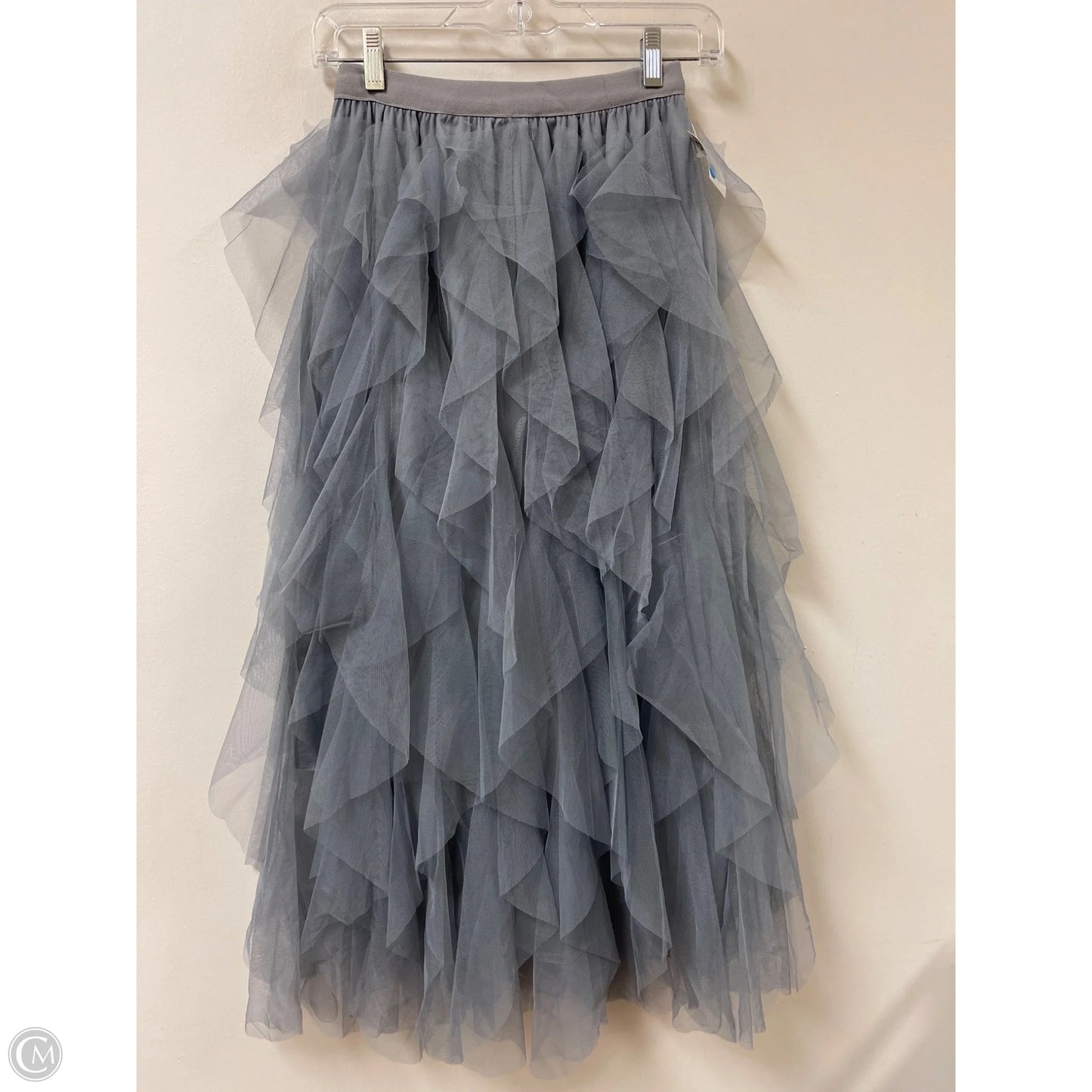 Skirt Maxi By Clothes Mentor In Grey, Size: 2