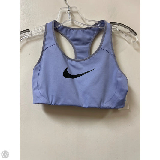 Athletic Bra By Nike In Purple, Size: S