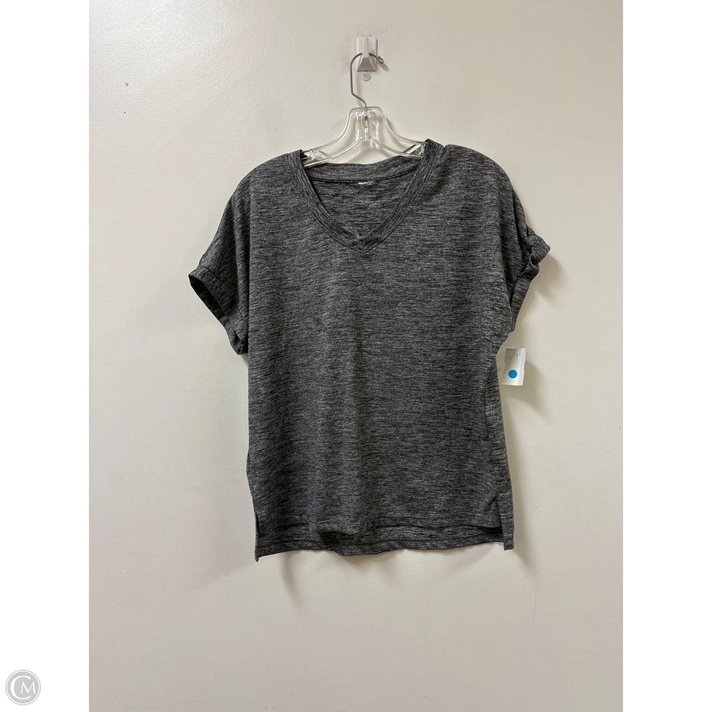 Top Short Sleeve By Clothes Mentor In Grey, Size: S