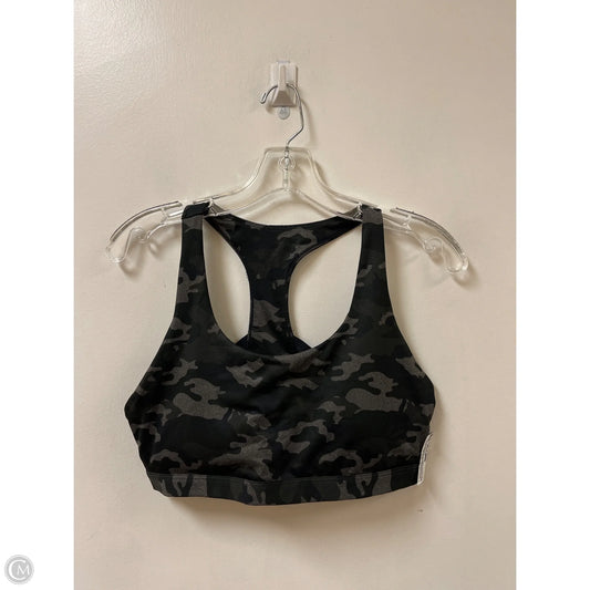 Athletic Bra By Fabletics In Camouflage Print, Size: S