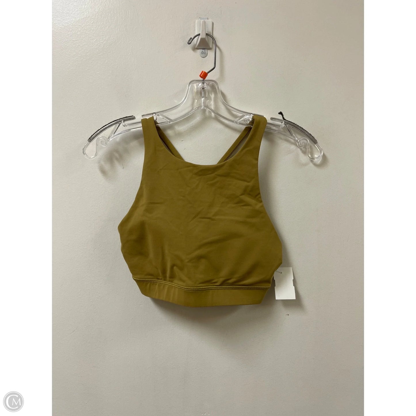 Athletic Bra By Lululemon In Yellow, Size: 6