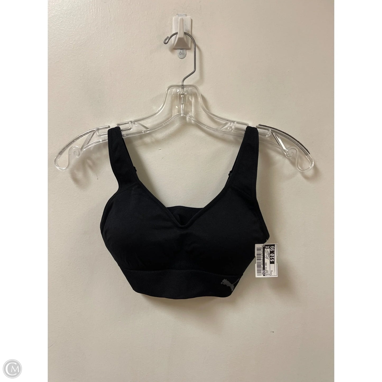Athletic Bra By Puma In Black, Size: S