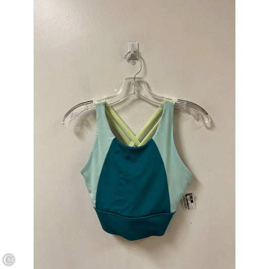 Athletic Bra By Zelos In Teal, Size: S