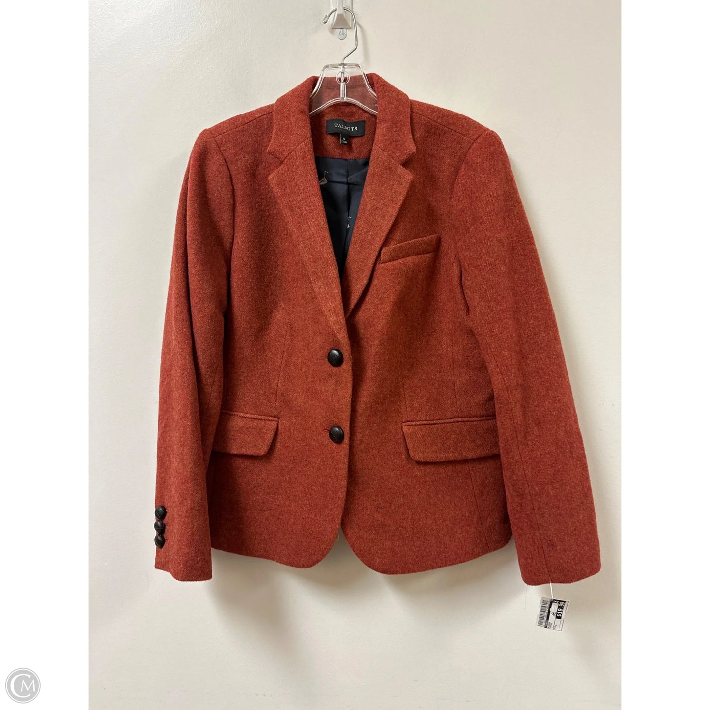 Blazer By Talbots In Orange, Size: L