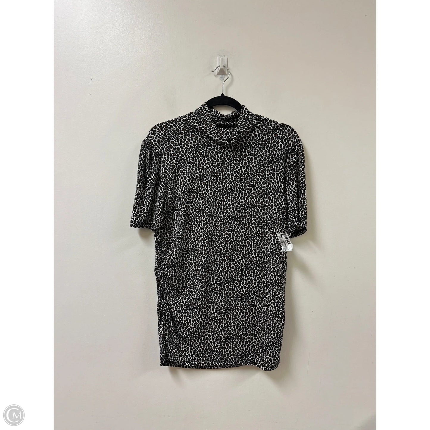 Top Short Sleeve By Michael By Michael Kors In Animal Print, Size: Xl