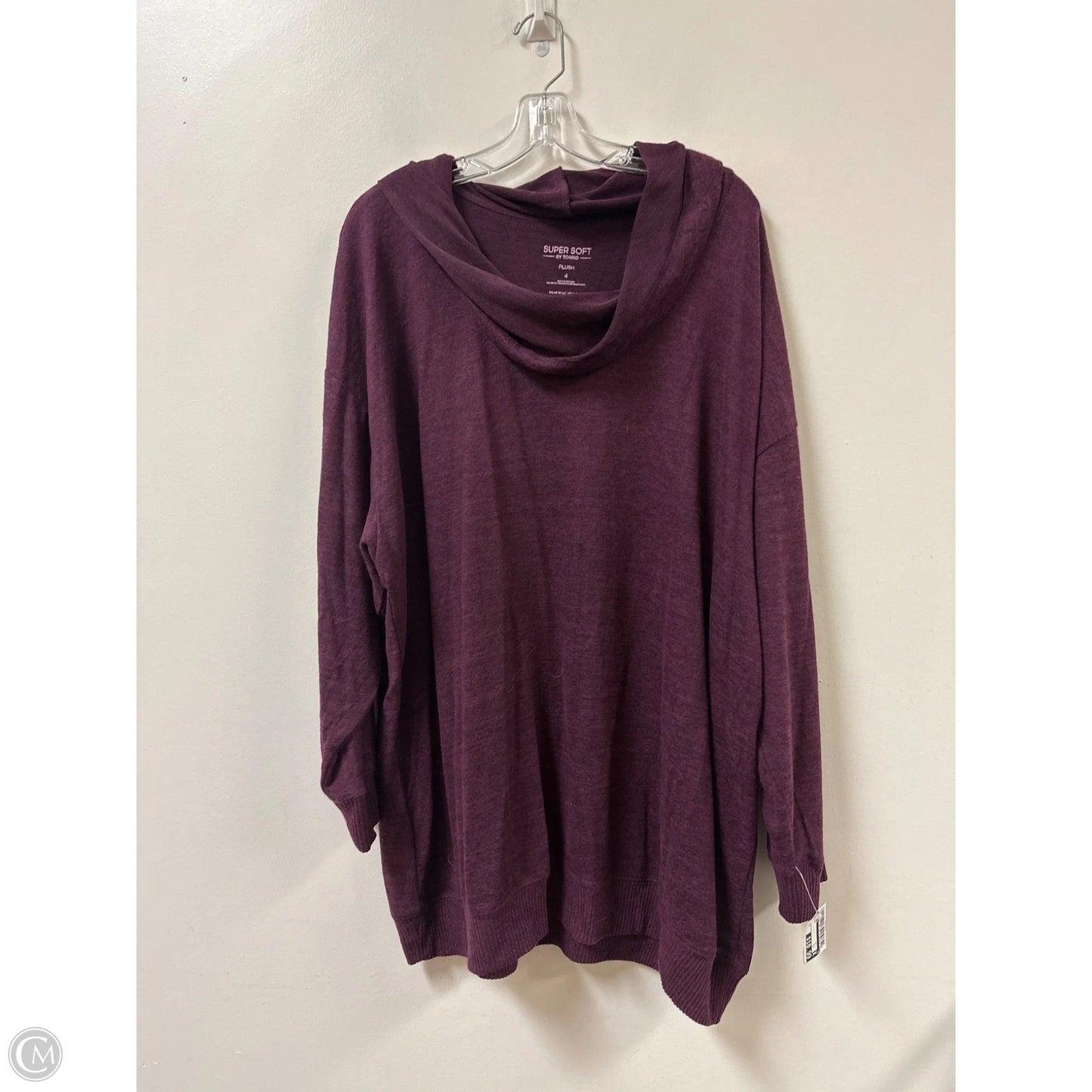 Top Long Sleeve By Torrid In Red, Size: 4x