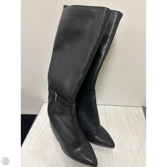 Boots Knee Heels By A New Day In Black, Size: 8