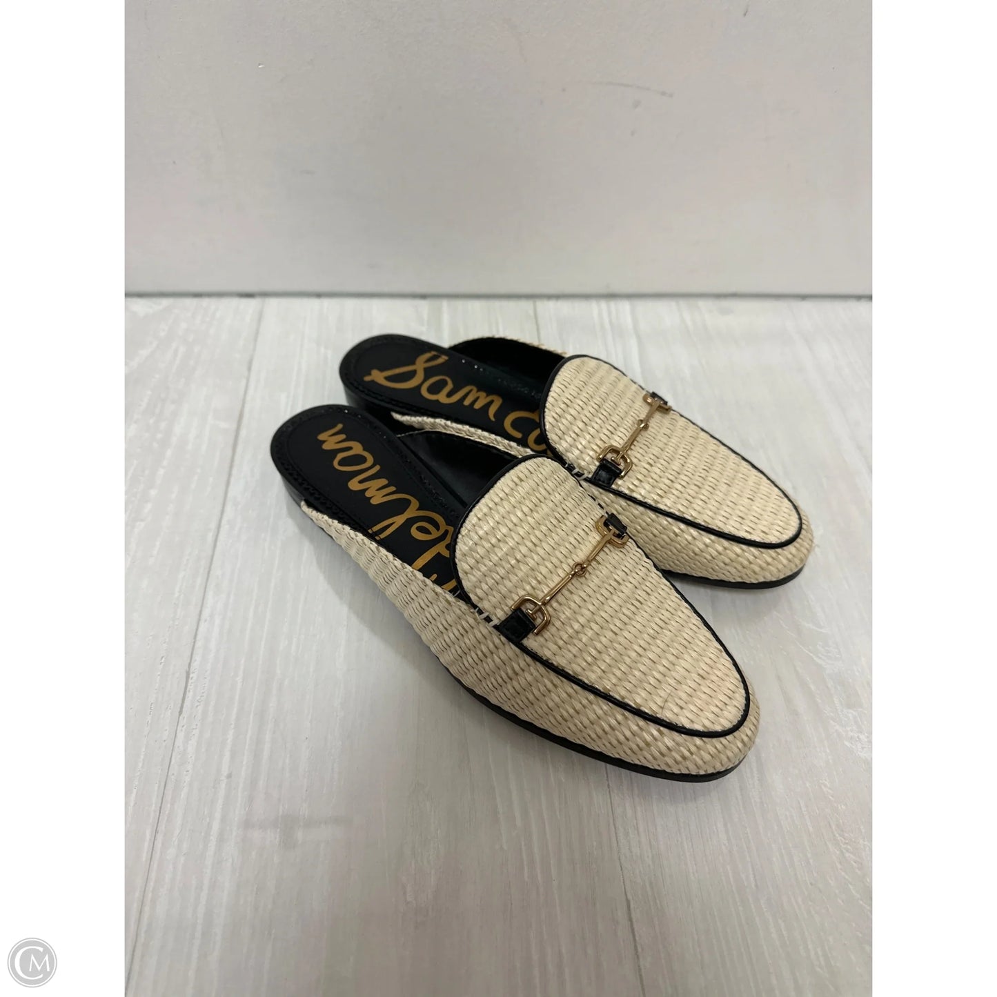 Shoes Flats By Sam Edelman In Black & Cream, Size: 7
