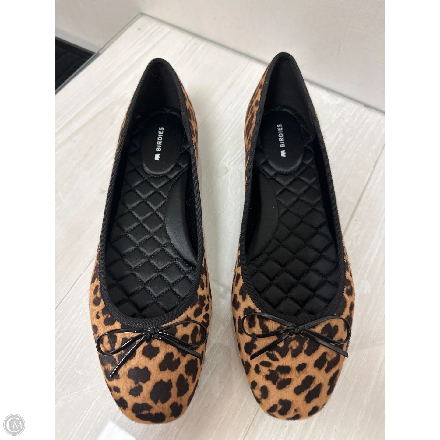 Shoes Flats By Birdies In Animal Print, Size: 8.5