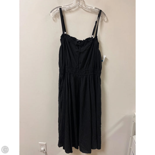 Dress Casual Midi By Torrid In Black, Size: 3x