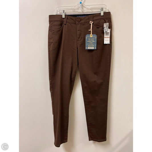 Jeans Skinny By Democracy In Brown Denim, Size: 12
