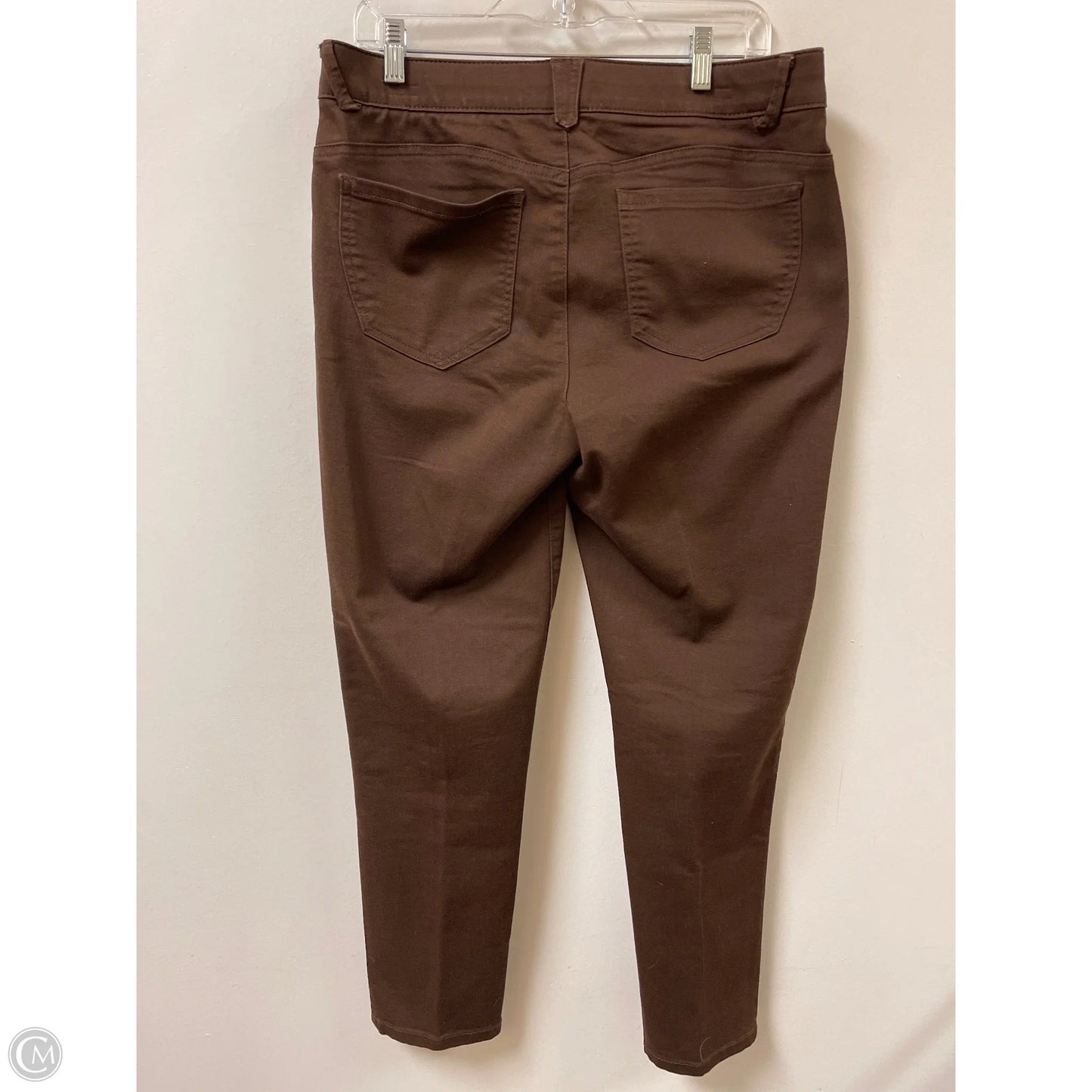 Jeans Skinny By Democracy In Brown Denim, Size: 12