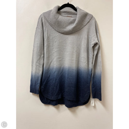 Sweater By Chicos In Blue & Grey, Size: S