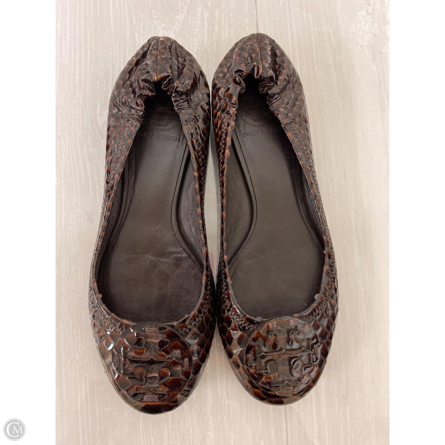 Shoes Designer By Tory Burch In Brown, Size: 7.5