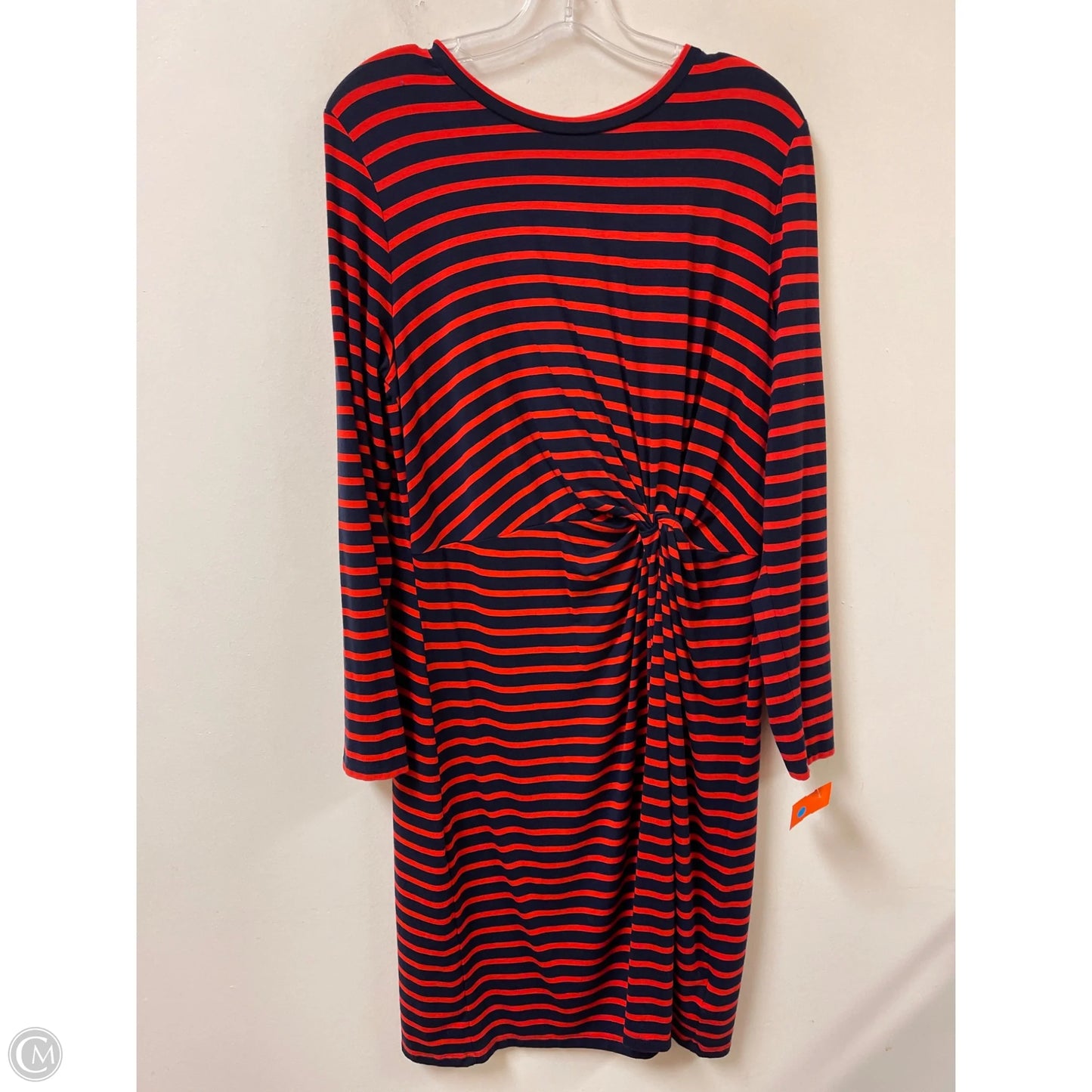 Dress Casual Midi By Gap In Blue & Orange, Size: L
