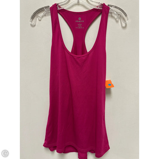 Athletic Tank Top By Velocity In Pink, Size: L