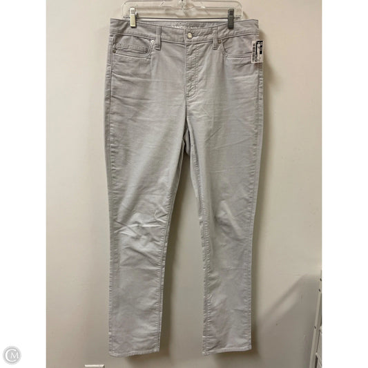 Pants Corduroy By Lands End In Grey, Size: 10