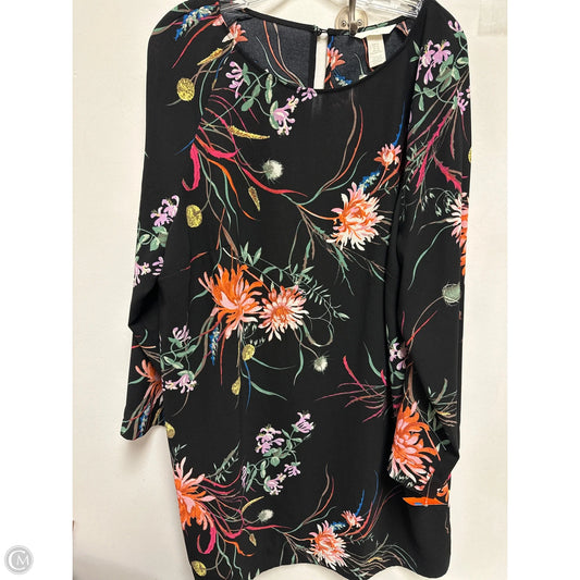 Dress Casual Short By H&m In Floral Print, Size: Xl