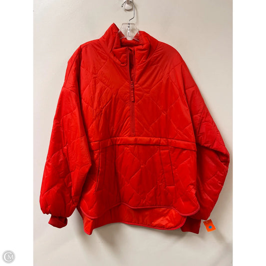 Jacket Puffer & Quilted By Old Navy In Orange, Size: L
