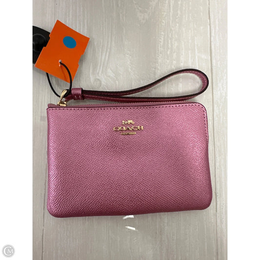 Wristlet Designer By Coach, Size: Medium