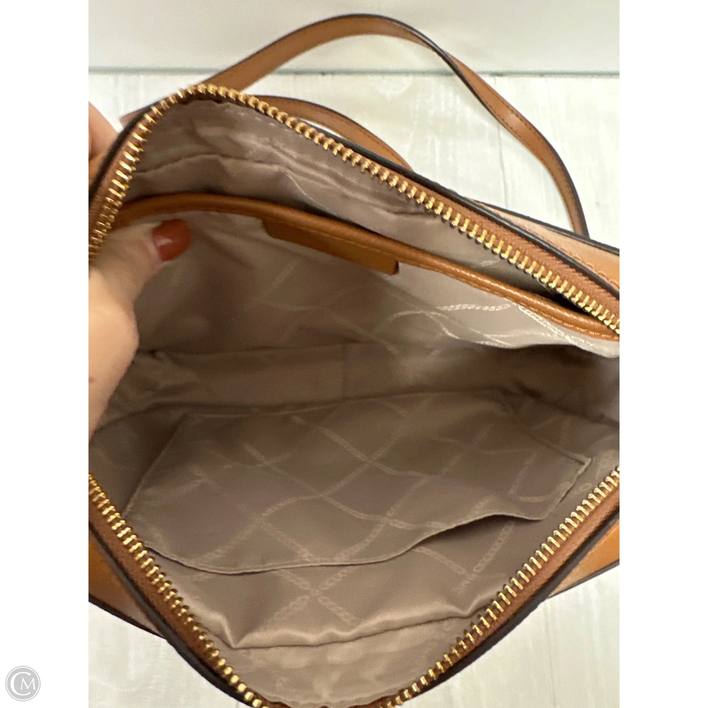 Crossbody Designer By Michael Kors, Size: Medium