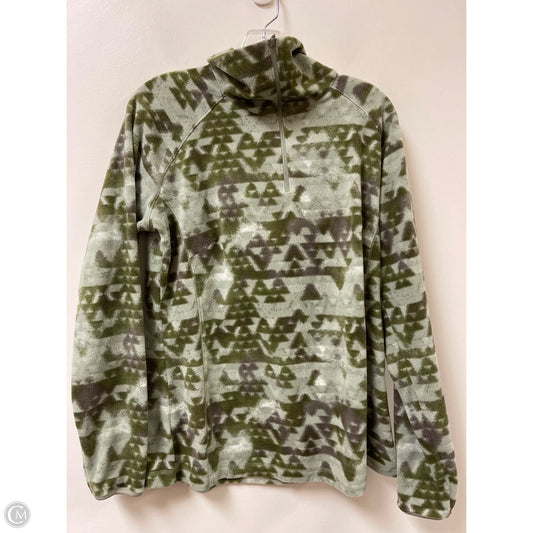 Jacket Fleece By Columbia In Green, Size: Xl