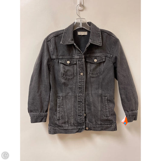 Jacket Denim By Madewell In Grey Denim, Size: Xs