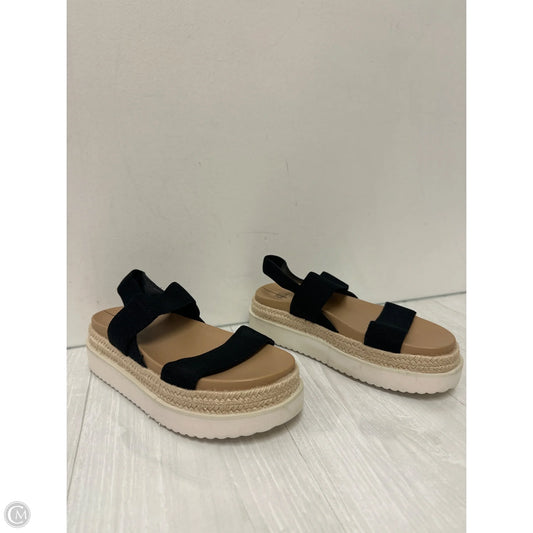 Sandals Heels Platform By Wild Fable In Black, Size: 7.5