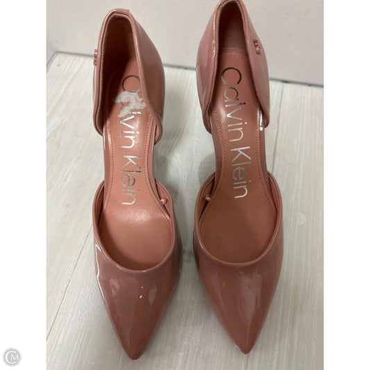 Shoes Heels Stiletto By Calvin Klein In Pink, Size: 7.5