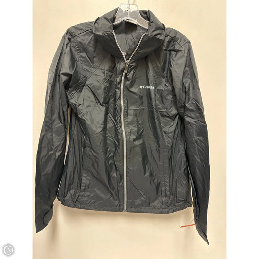 Jacket Windbreaker By Columbia In Black, Size: L