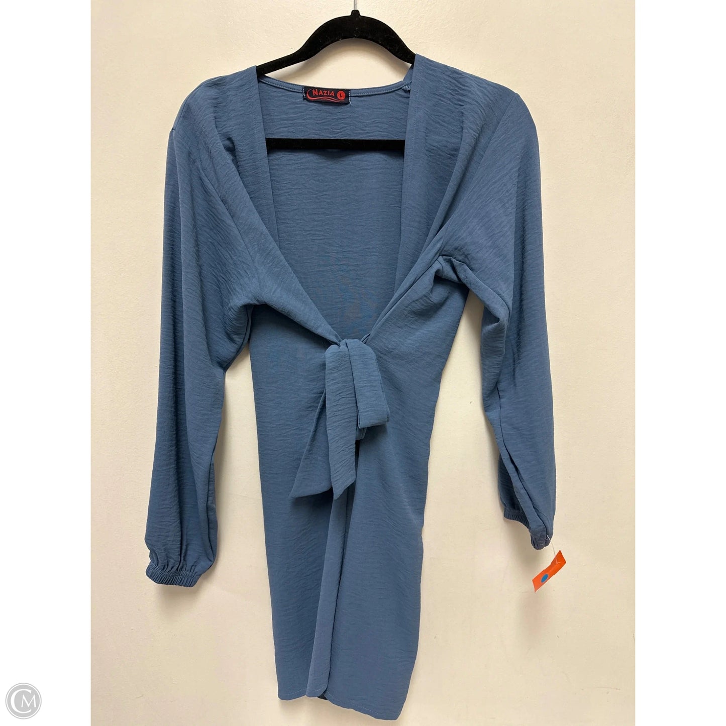 Kimono By Clothes Mentor In Blue, Size: L