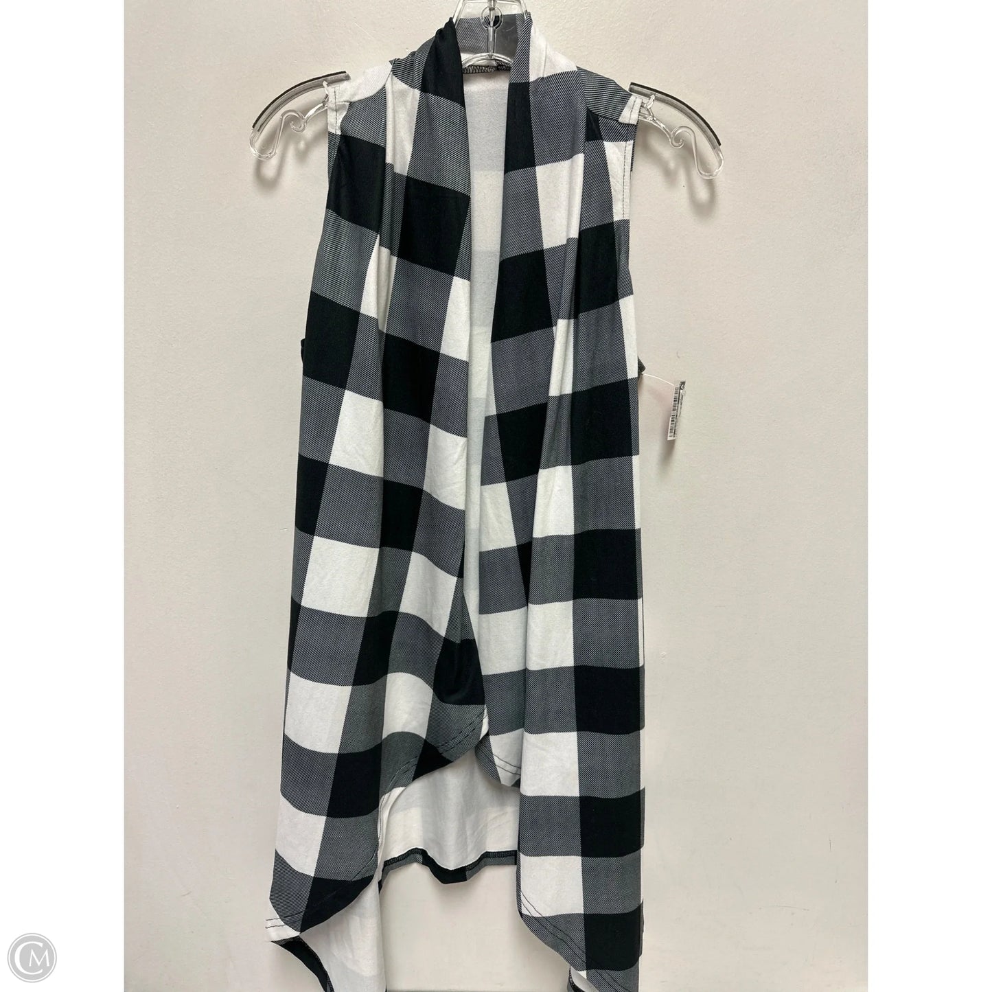 Vest Other By Clothes Mentor In Black & White, Size: S