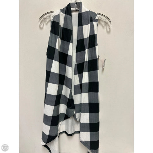 Vest Other By Clothes Mentor In Black & White, Size: S