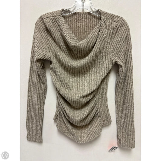 Top Long Sleeve By Clothes Mentor In Brown, Size: S