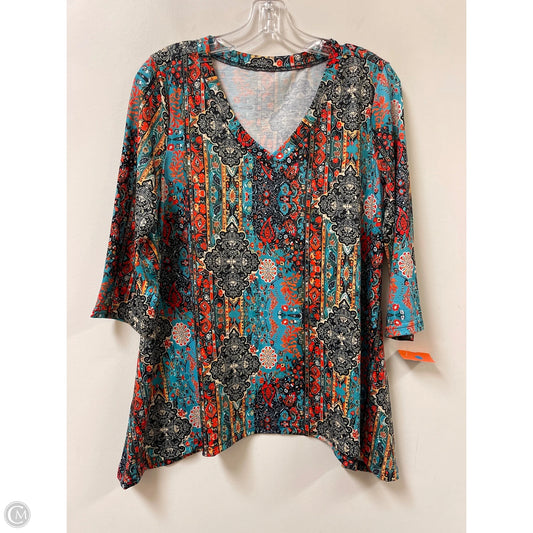 Top Long Sleeve By Clothes Mentor In Multi-colored, Size: S