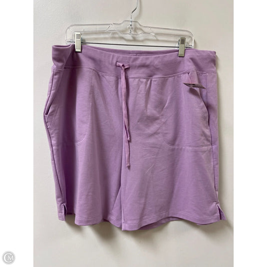 Athletic Shorts By Athletic Works In Purple, Size: Xl