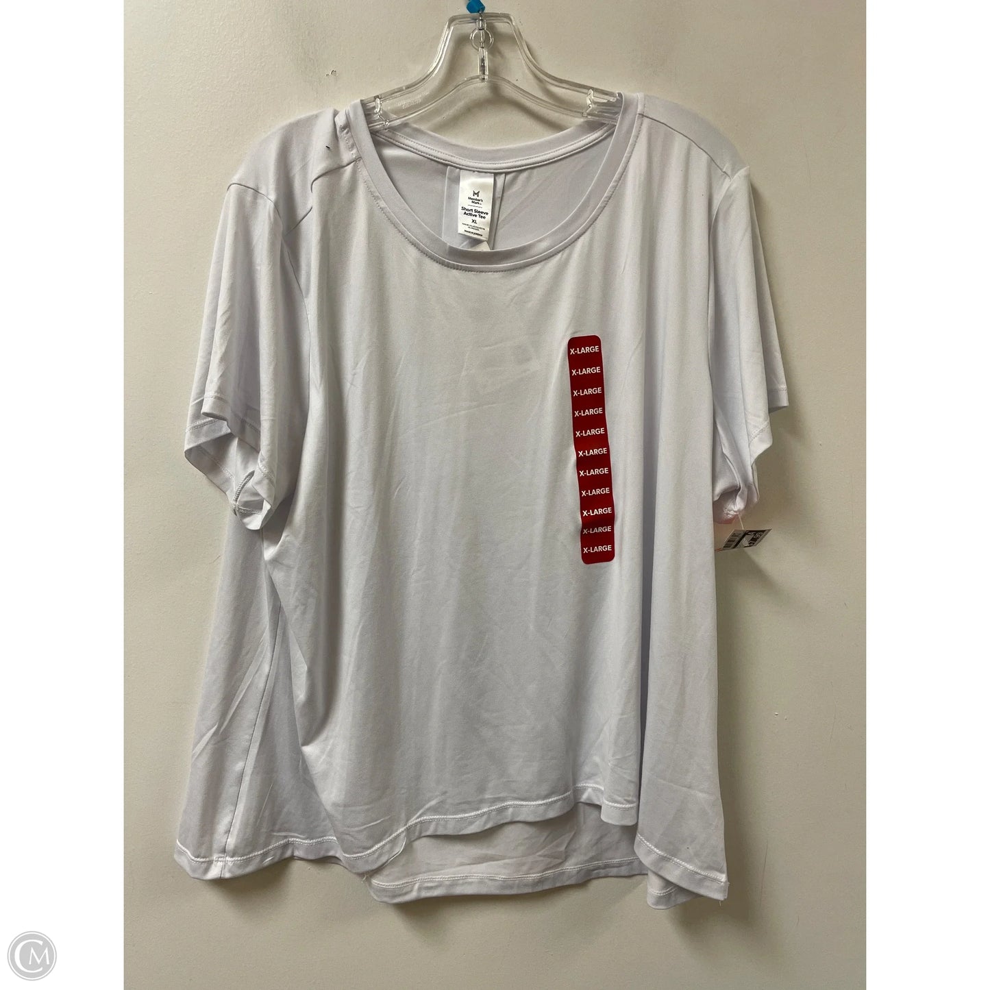 Athletic Top Short Sleeve By Members Mark In White, Size: Xl