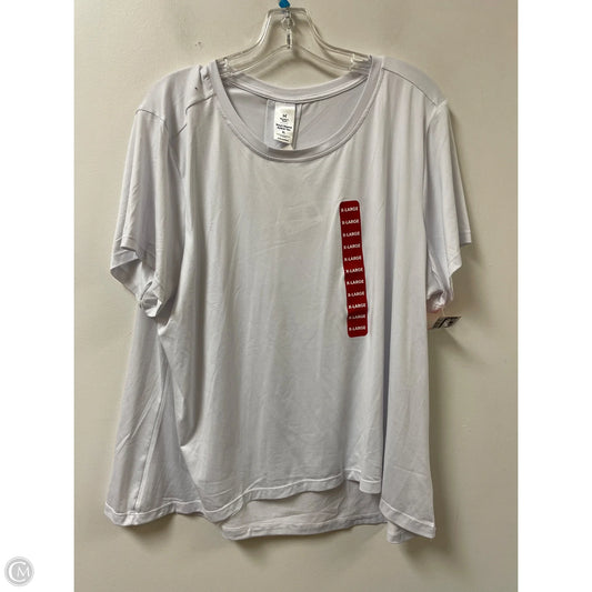 Athletic Top Short Sleeve By Members Mark In White, Size: Xl